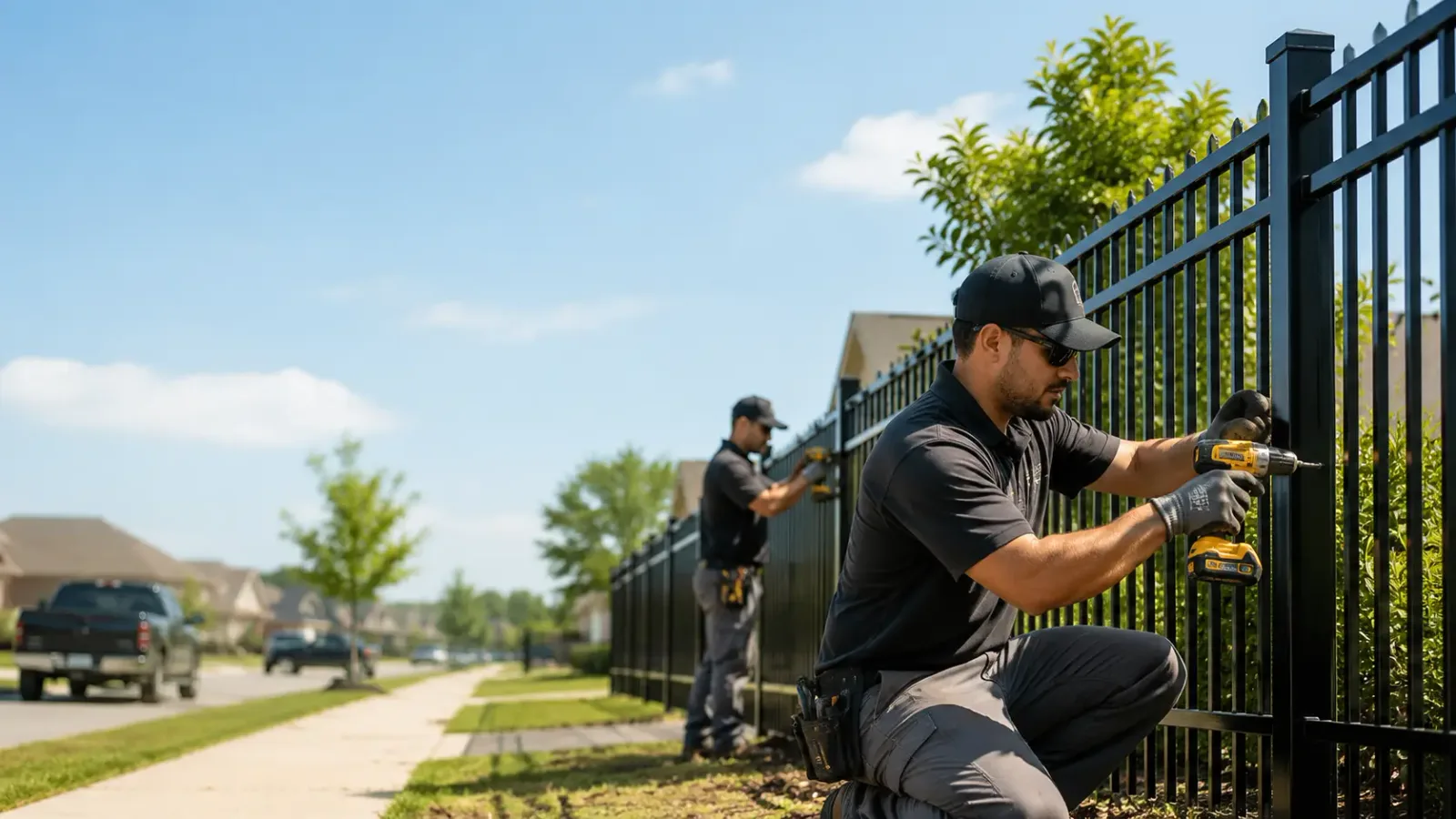 Metal Fence Installation in Brookville, OH